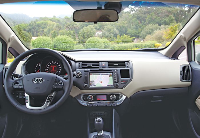 Εμφανής ποιότητα και μοντέρνα σχεδίαση στο εσωτερικό του Kia Rio